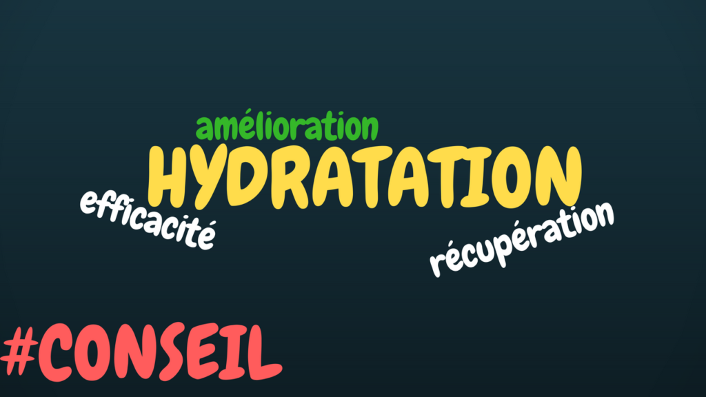 Les bienfaits de l'hydratation